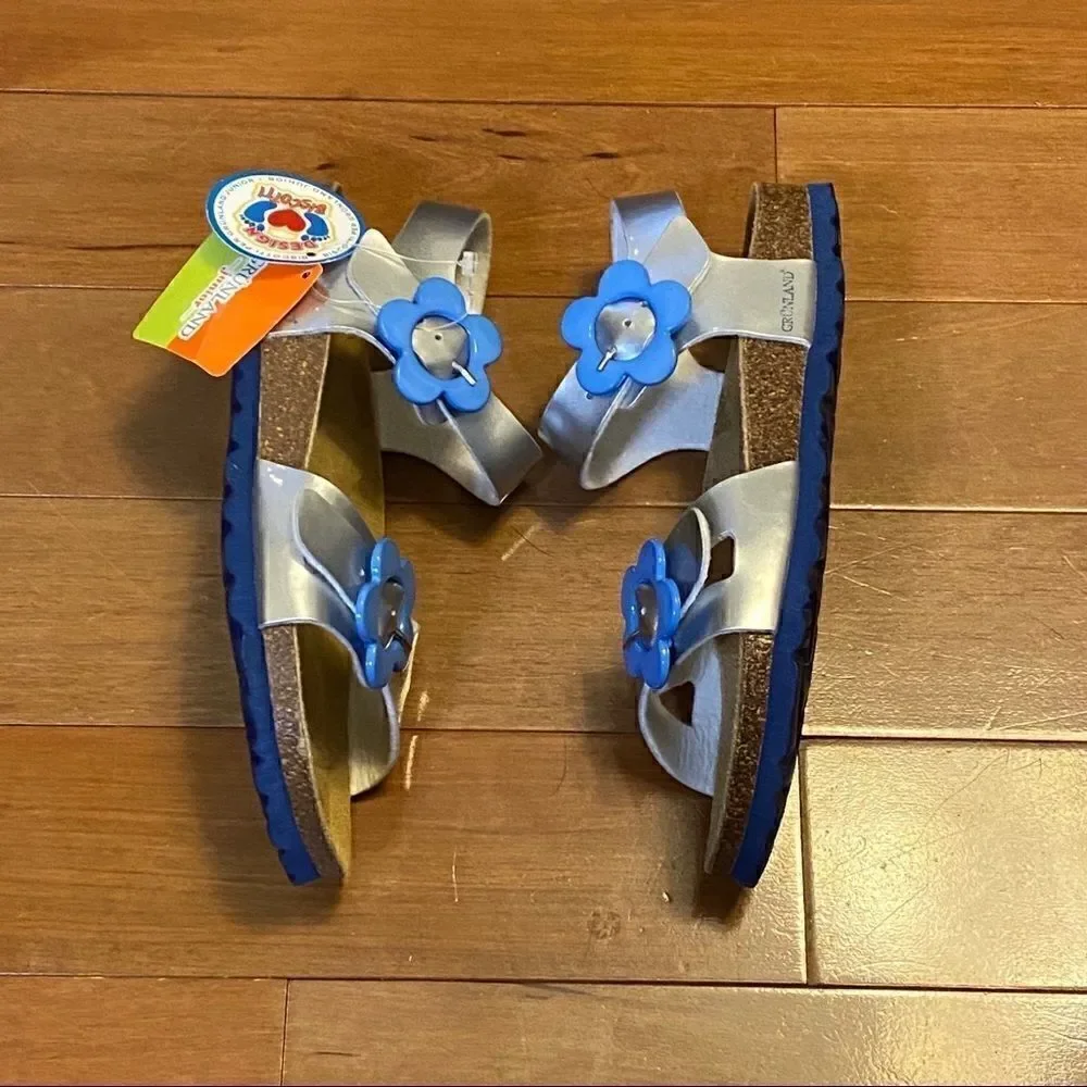Grundland Junior Sandals Silver 34 2-2.5 US